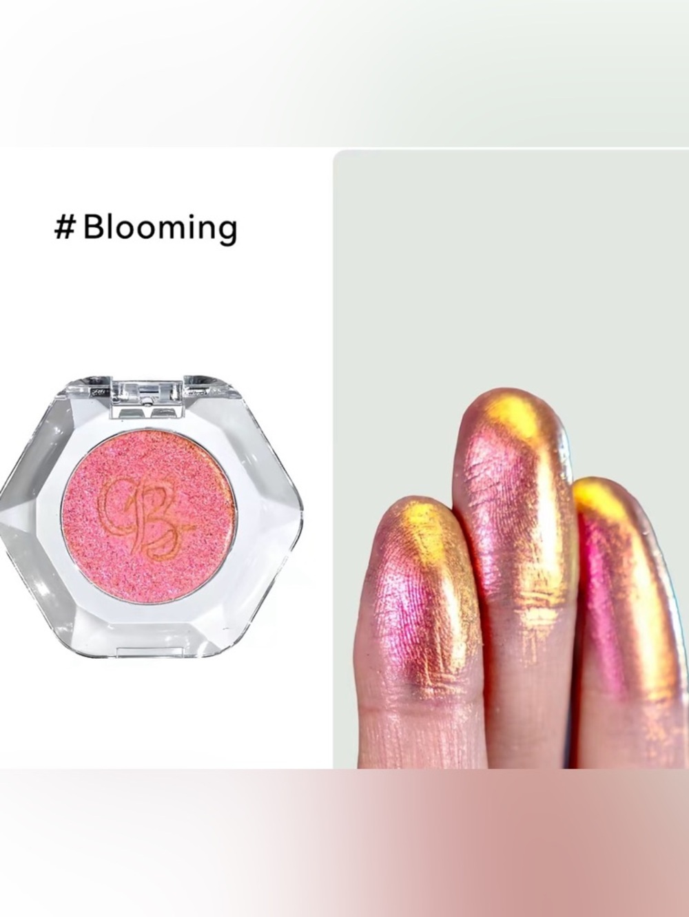 Blooming, NIB Ourbella single multi-chrome eyeshadow